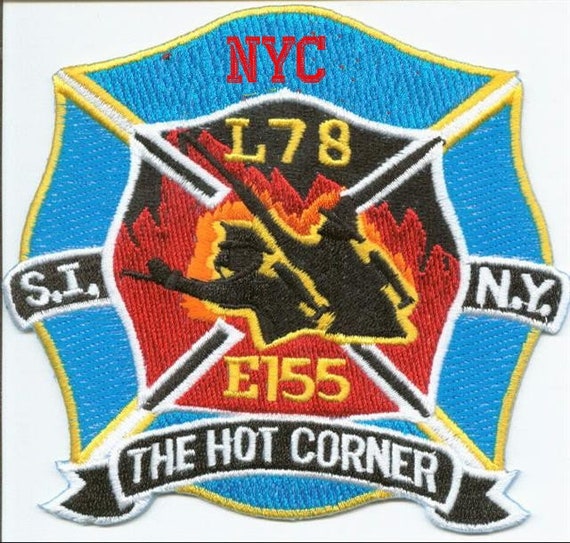 New York City Fire Department Ladder 78 Engine 155 Staten Etsy