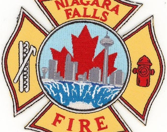 Canada Niagara Falls Maltese Maple Leaf Fire Dept Patch