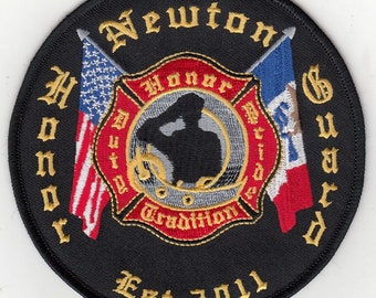 Iowa Fire Dept Newton Honor Guard Patch