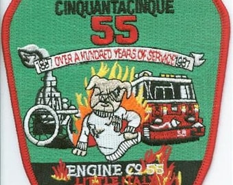 New York City Fire Department Engine 55 Little Italy Cinquantacinque Patch