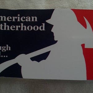 American Brotherhood Firefighter Decal (4x2)