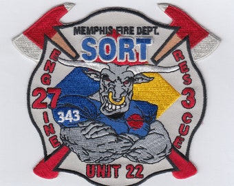 Memphis Fire Department Engine 17 Truck 8 Battalion 5 Patch Tennessee TN Memphis Fire Department Engine 17 Truck 8 Battalion 5 Patch Tennessee TN