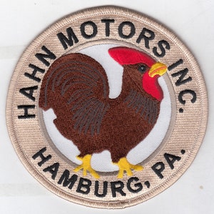 PA Pennsylvania Hamburg Hahn Motors Auto Automotive Patch (4")