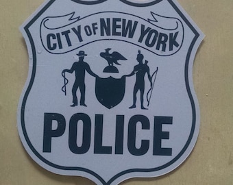 City of New York NY Police Department Decal (4")