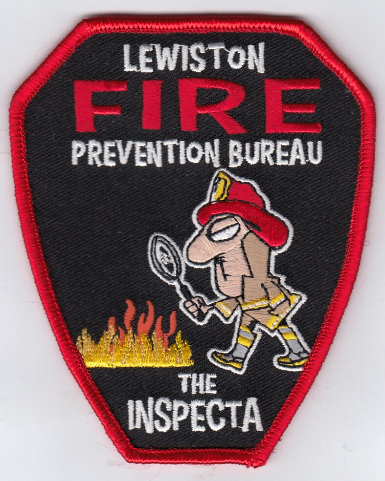 Maine Lewiston Fire Prevention Bureau Patch