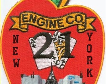 New York City Fire Dept Engine 21 Big Apple Patch