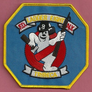 New York City Hook and Ladder 8 Tribeca Ghostbusters Patch (4&quot;)