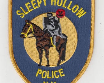 New York Sleepy Hollow Police Dept Headless Horseman Patch (4")