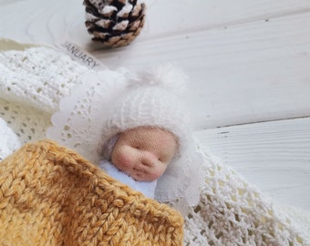 waldorf baby doll 2 inches tale