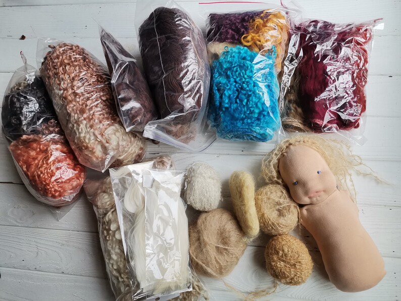 Waldorf Doll Kit for DIY Doll 14 16 Inches Etsy