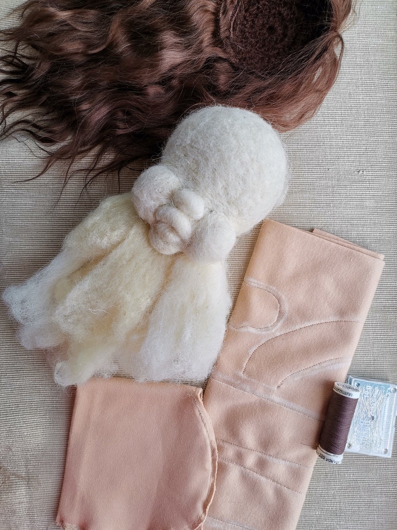 Waldorf Doll Kit for DIY Doll 14 16 Inches Etsy