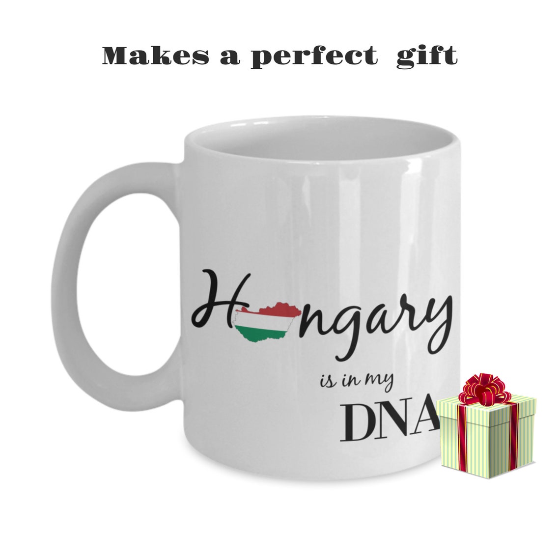 Hungary DNA Gifts Hungarian Gift Mug Hungary Roots Hungary Etsy