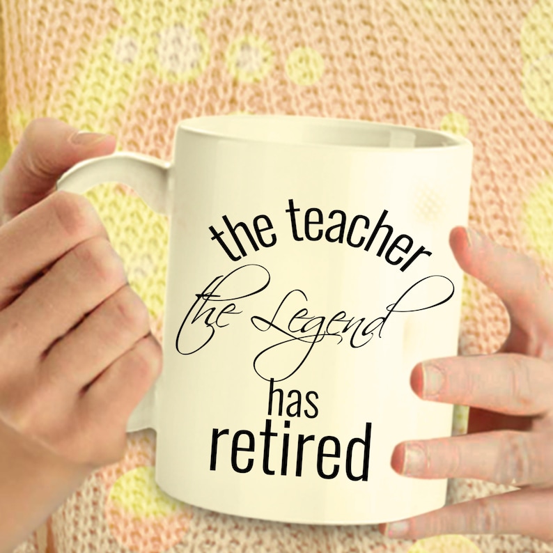 Retirement Gifts for Teachers Teacher Retirement Mug Etsy