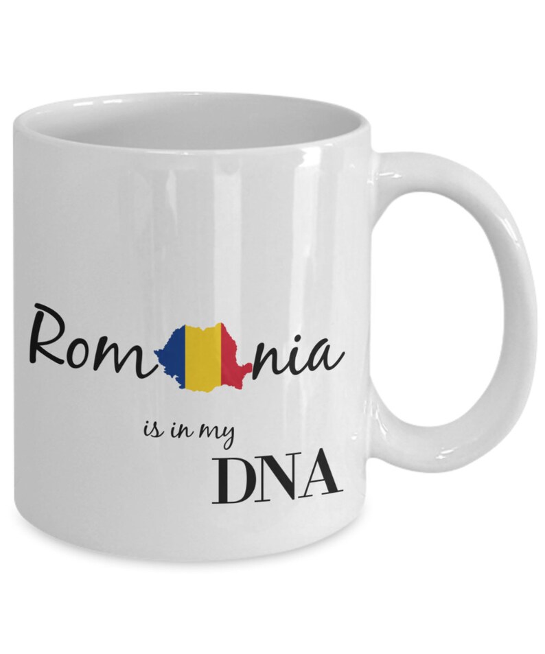 Romania Gifts Romanian DNA Mugs Mug from Romania | Etsy
