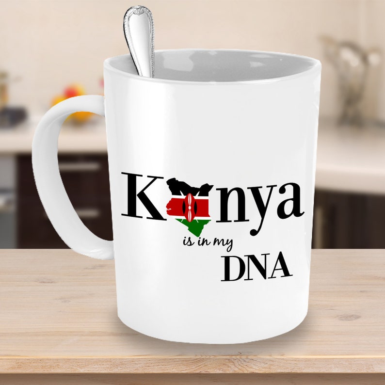 Kenya DNA Gift Mug Kenyan Gifts Kwanzaa Gifts for Kenyans Etsy