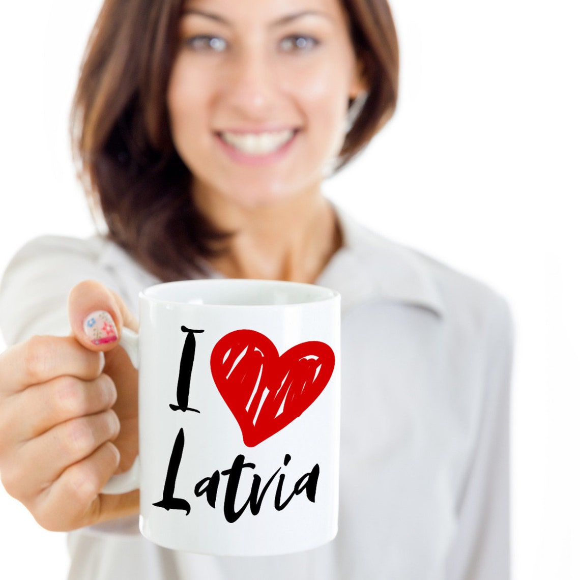 Latvia Love Gift Heart Latvia Mug Latvian Gifts for Etsy UK