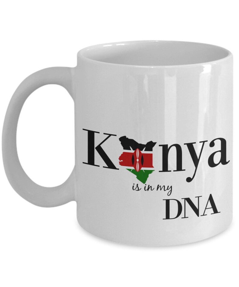 Kenya DNA Gift Mug Kenyan Gifts Kwanzaa Gifts for Kenyans Etsy