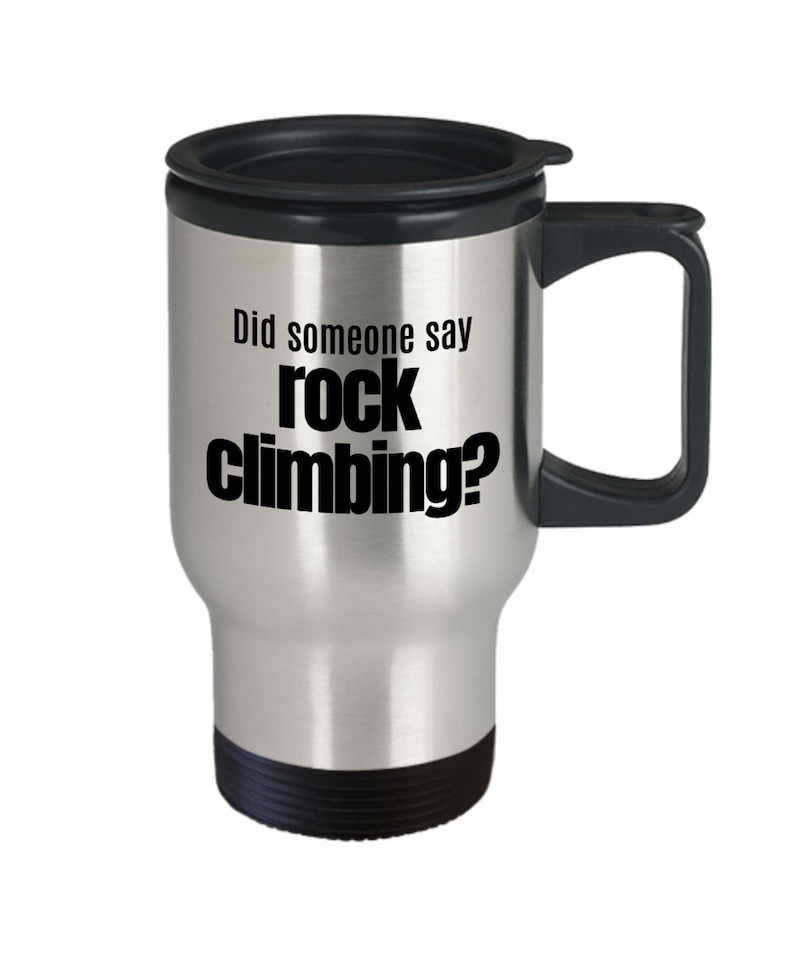Rock Climbing Travel Mug Rock Climbing Gifts For Men Gifts Etsy