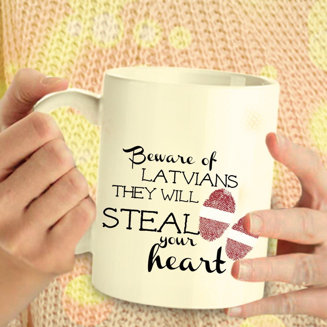 Latvia Love Gift Latvian Mug Latvian Gifts for Latvian Etsy