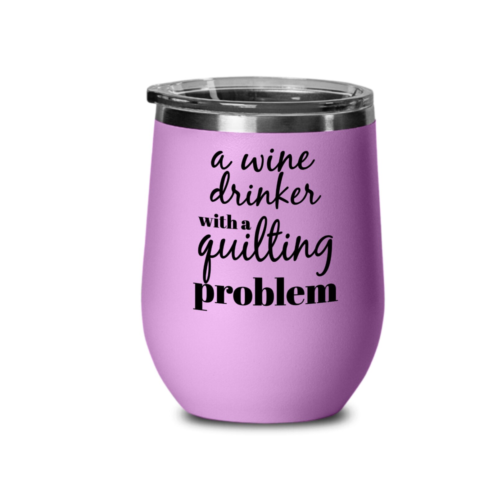 Quilting Gift Quilters Wine Glass Quilter Gifts Quilting Etsy