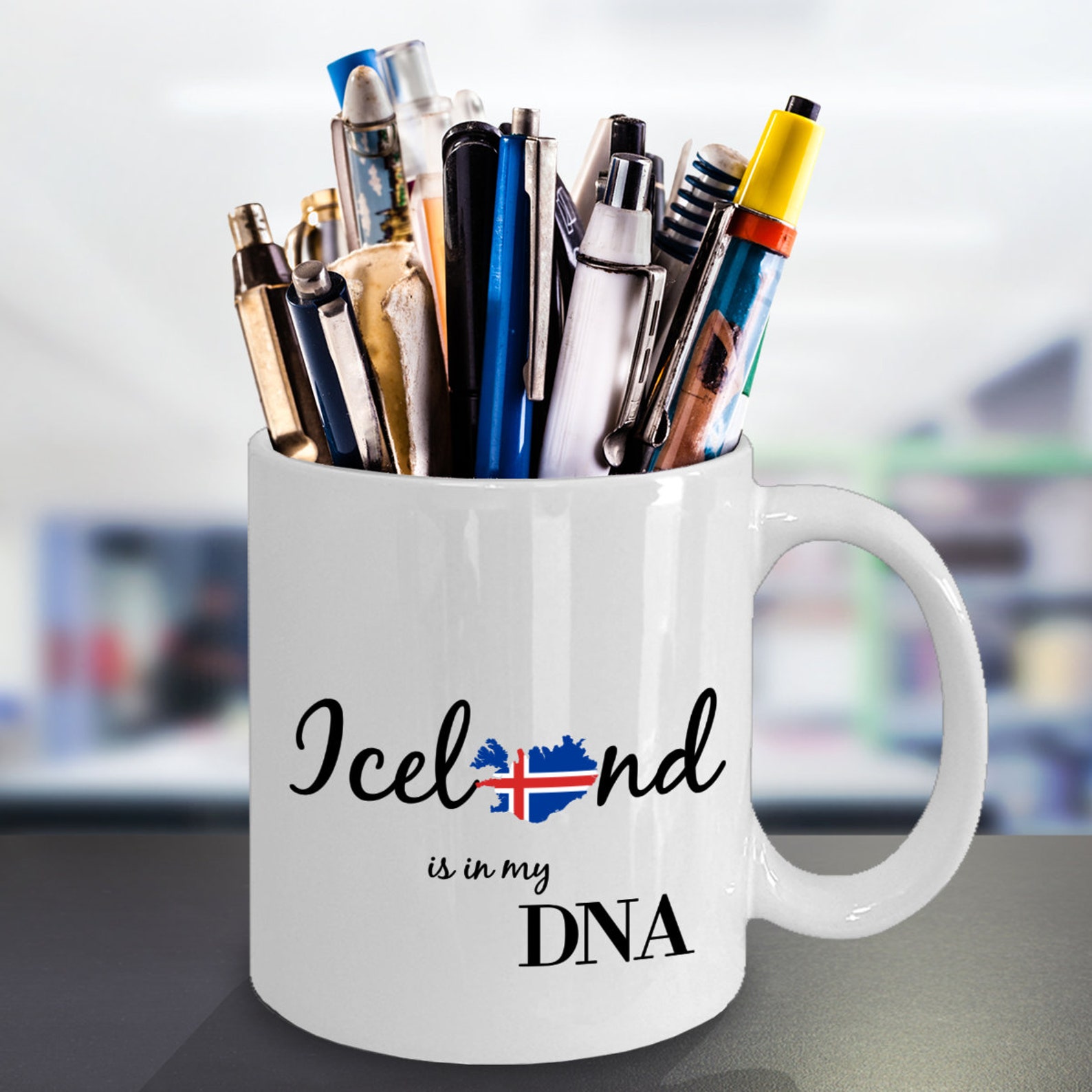 Iceland Gifts Icelandic Gifts Iceland Mug Iceland DNA Etsy