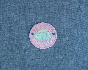 Fragile Minds Club- Mental Health Patch - Emotional Patch