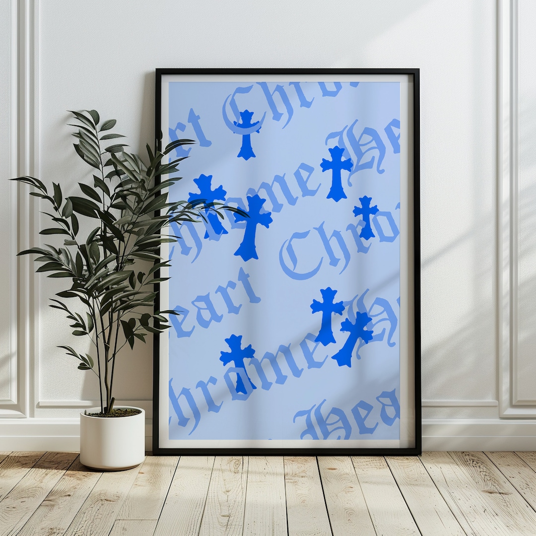 クロムハーツ Chrome hearts エプロン ブルーインディゴ CHROME HEARTS クロムハーツ クロスパッチ エプロン デニム ブルー