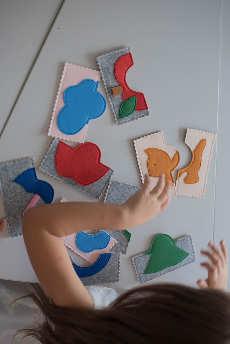 Felt Jigsaw Puzzle Digital Sewing Pattern Pdf for Instant Etsy