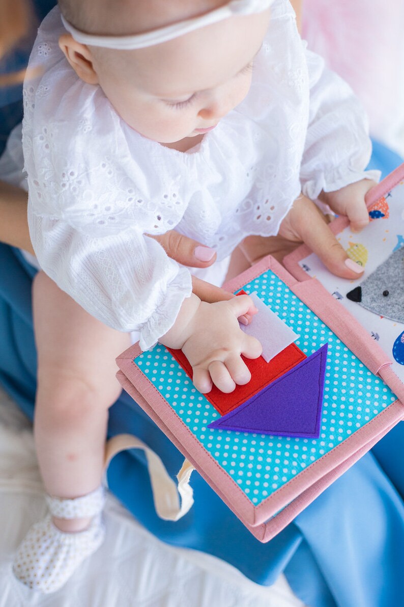 EDUCATIONAL toy FELT BOOK ornament Sensory toy quiet book Baby Etsy