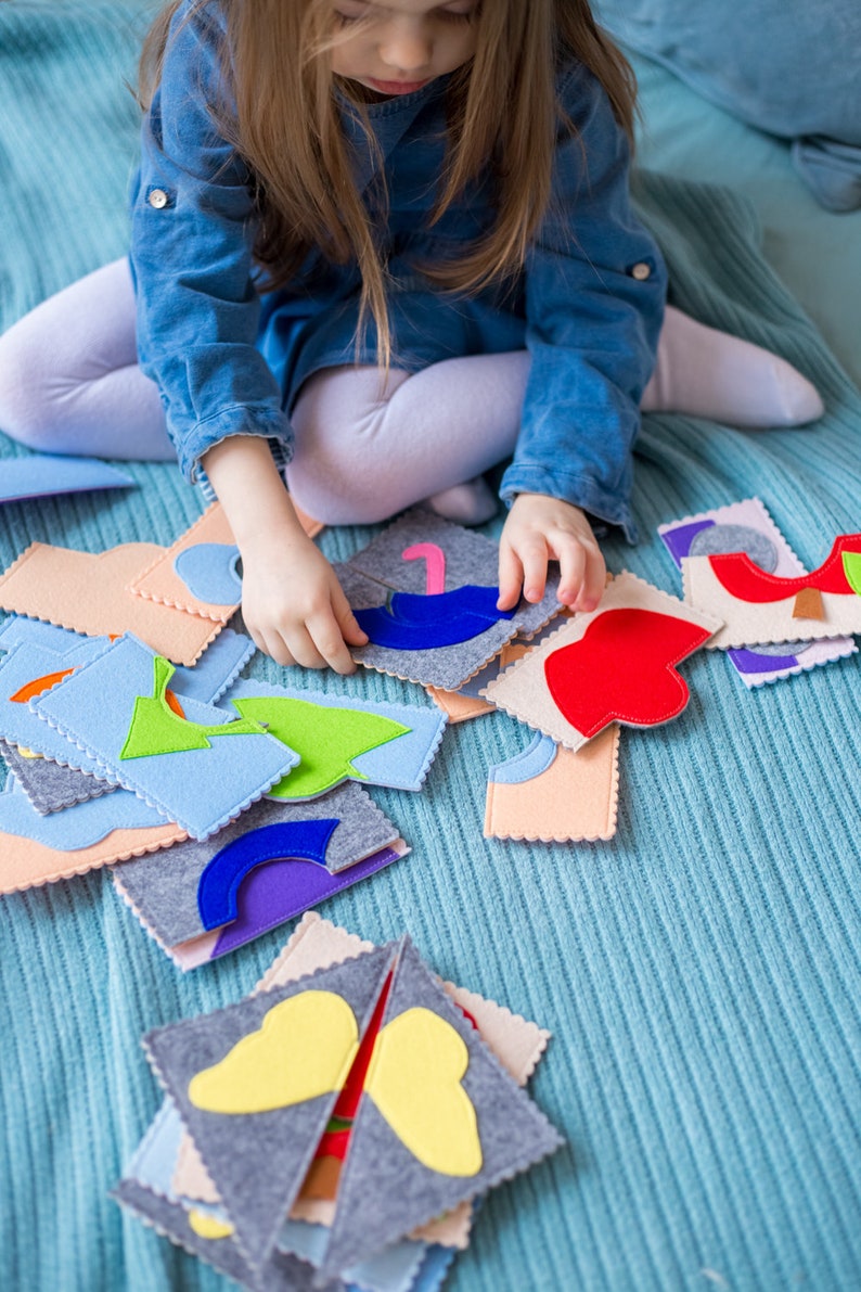 Felt Jigsaw Puzzle Digital Sewing Pattern Pdf for Instant Etsy