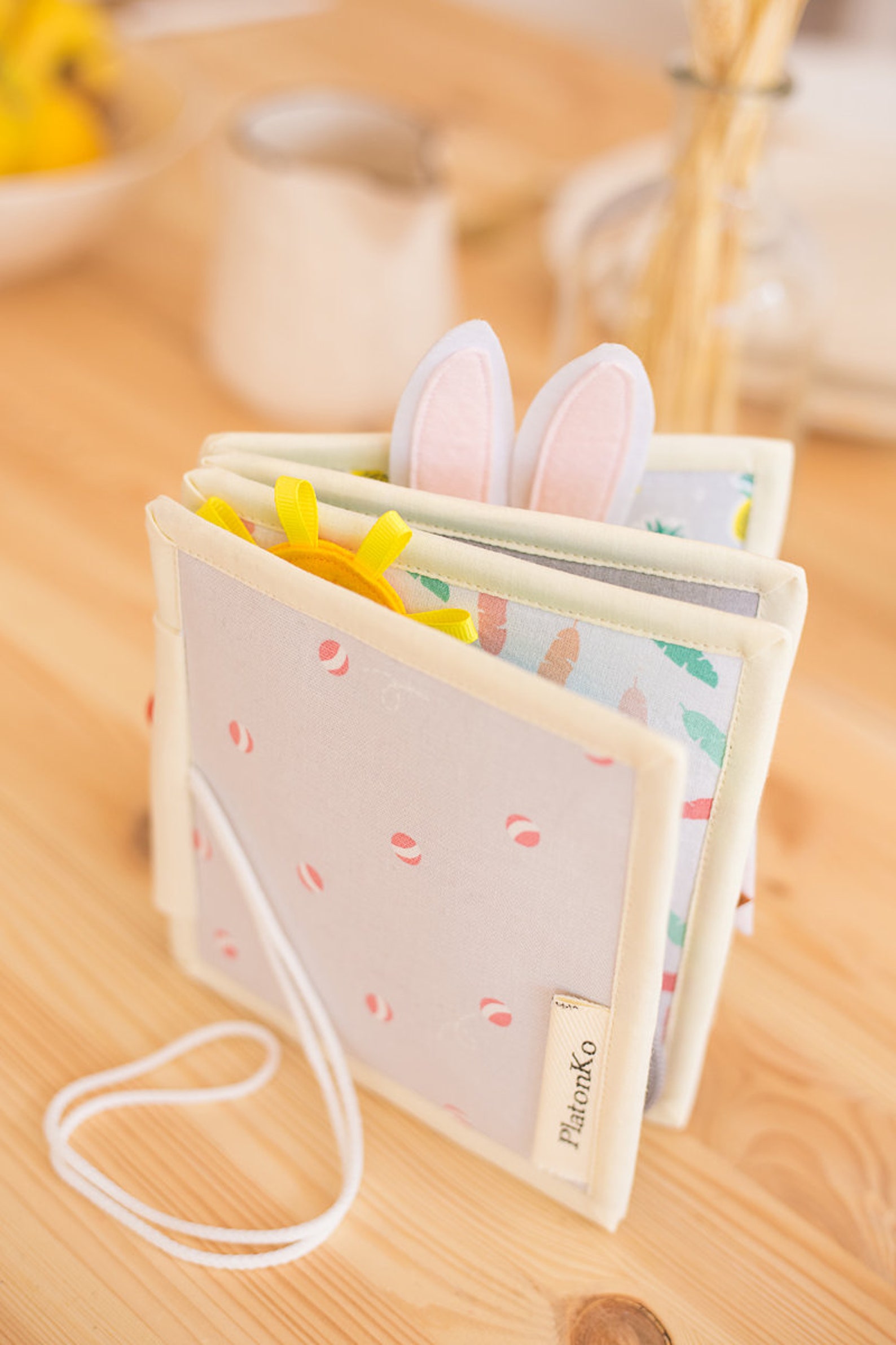 Fabric Activity Book PDF Pattern DIY Felt Quiet Book Soft Montessori ...