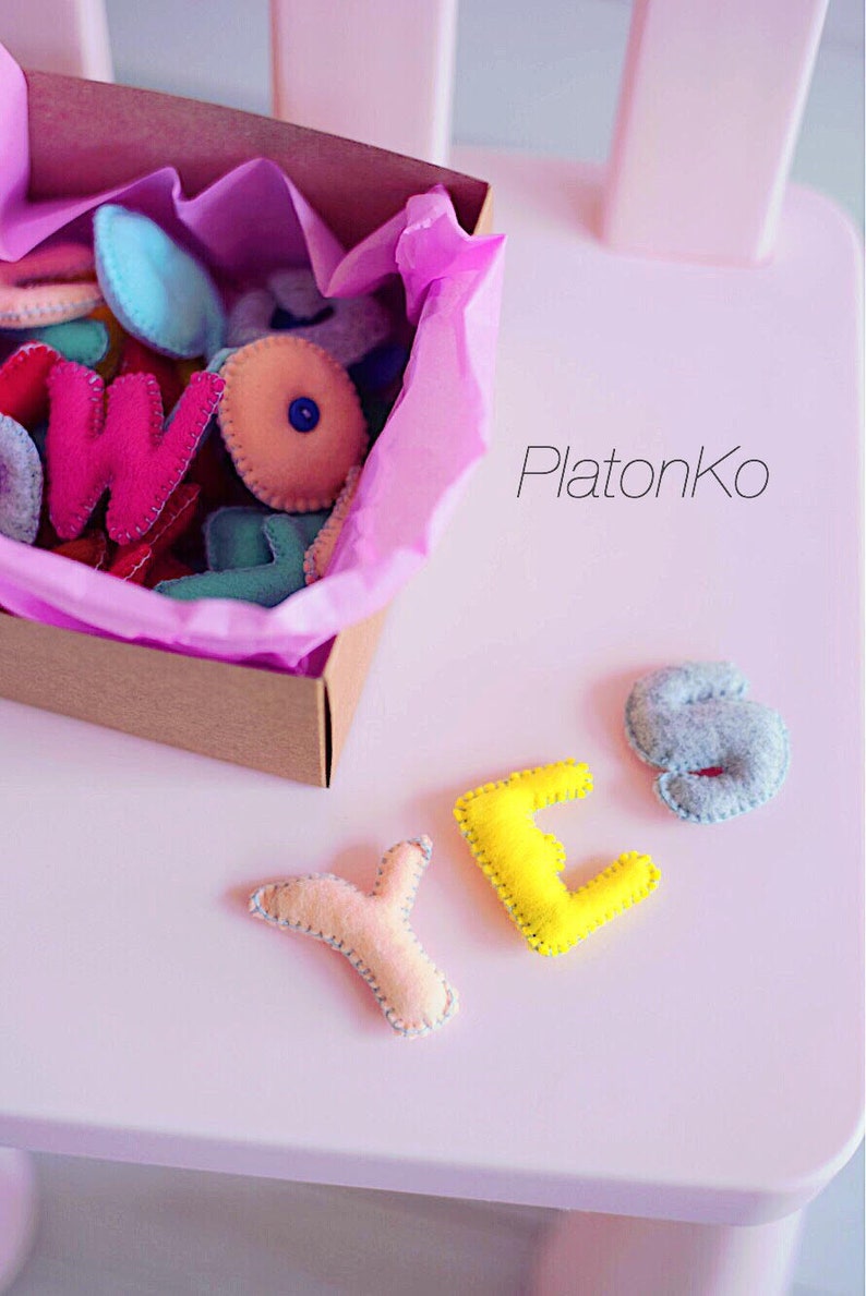 Sewing Letters PATTERN Pdf for Instant Download Felt Alphabet - Etsy