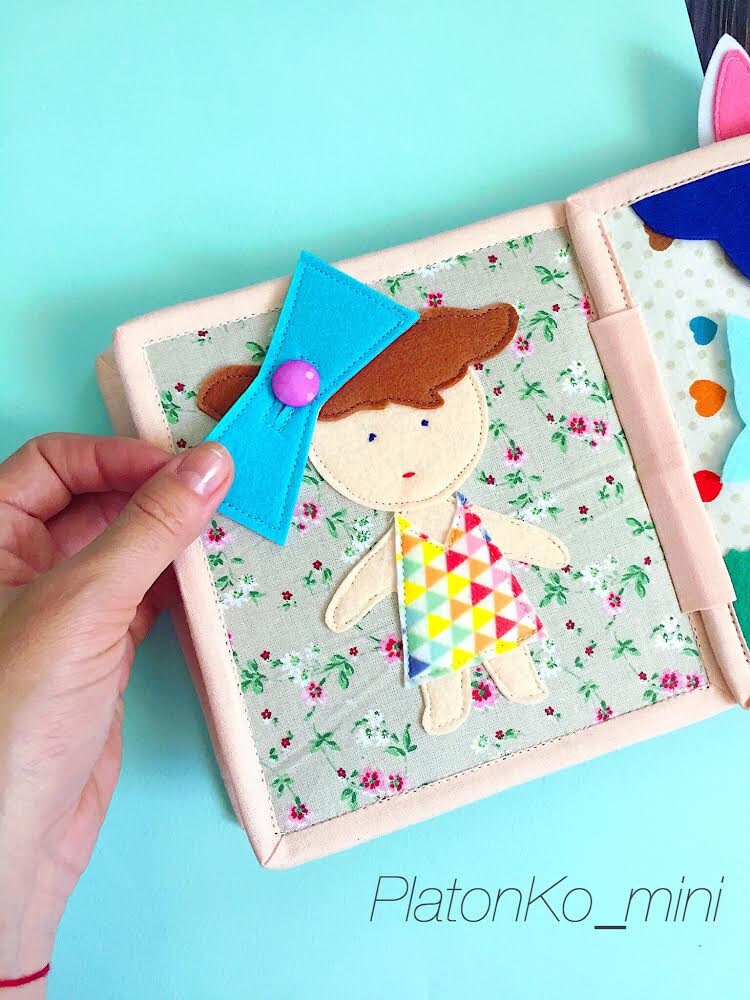 EDUCATIONAL toy FELT BOOK ornament Sensory toy toddler quiet Etsy