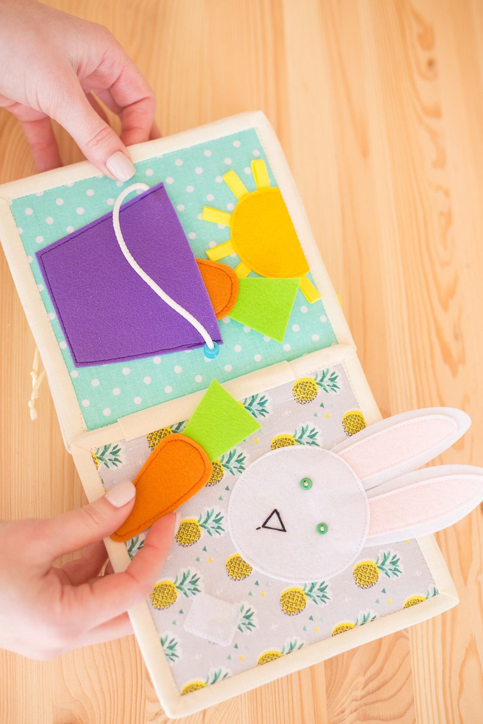 Fabric Activity Book PDF Pattern DIY Felt Quiet Book (Instant Download ...