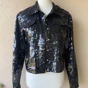 Black Sequin Jacket