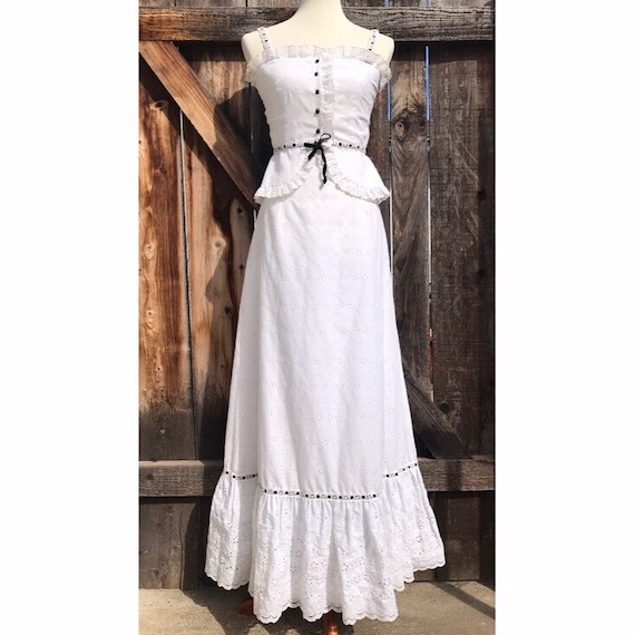 70s Eyelet Two Piece