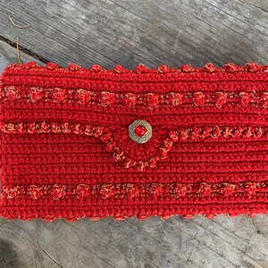 赤と金のクラッチ