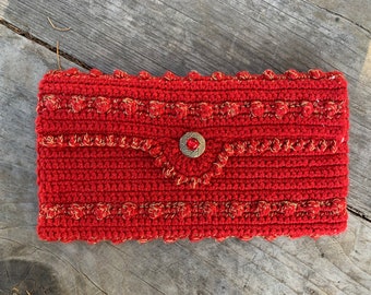 Red and Gold Clutch