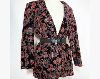 Metalic Floral Blazer
