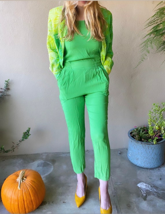 Lime Green Active Suit