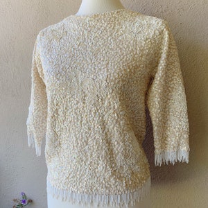 Creamsicle Sequin Top