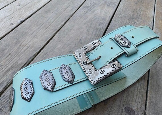 Vintage Studded Belt - image 2