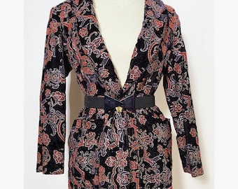Metallic Floral Blazer