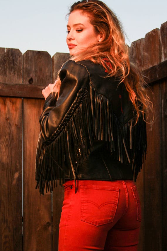 Diamond Leather Jacket Etsy Canada
