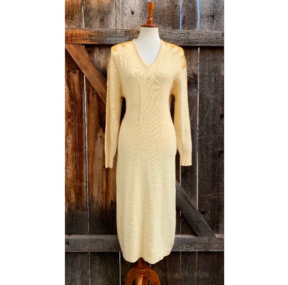 Sequin Sweater Dress - image 1