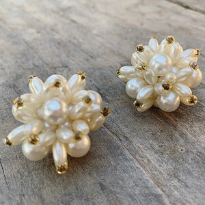 Pear Cluster Earrings