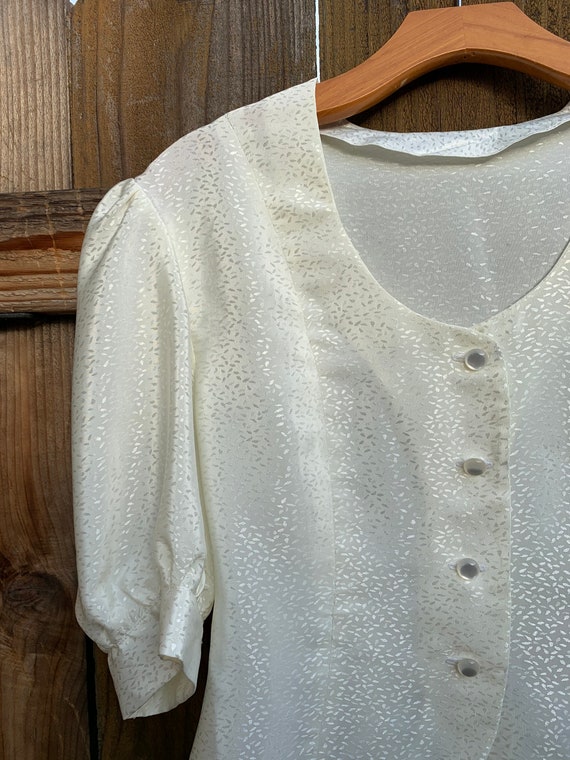 Sweet Puff Sleeve Top - image 2