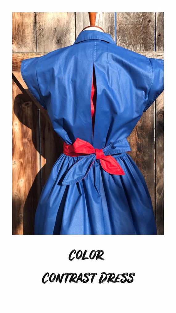 70s Contrast Dress