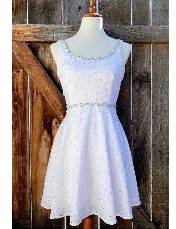 White Eyelet Dress