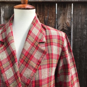 Plaid Blazer
